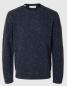 Preview: Selected Strickpullover blau meliert