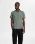 Preview: Selected Zip Polo Agave Green