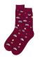 Preview: Prince Bowtie Socken rot gemustert