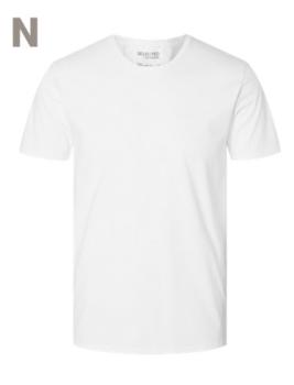 Selected Noos T-Shirt O-Neck weiß