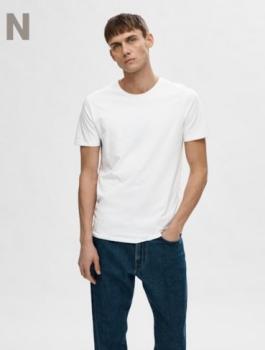 Selected Noos T-Shirt O-Neck weiß