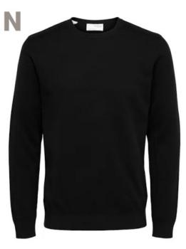 Selected Noos Feinstrick Pullover schwarz