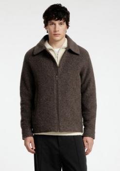 Selected Wollwall Jacke braun