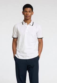 Selected Poloshirt weiß  pique