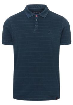 Timezone Tonal Striped Poloshirt eclipse