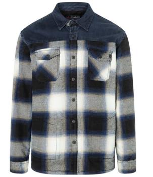 Timezone Overshirt blau kariert