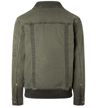 Timezone Biker Jacket washed leave green