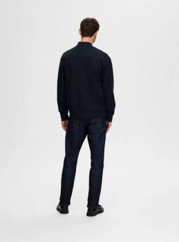 Selected Noos Sweat Bomber Navy