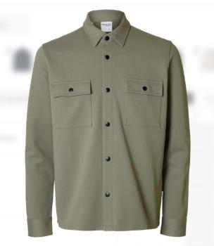 Selected Noos Sweat Jacket Vetiver