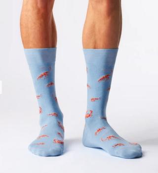 Jungfeld Socken Crab - french Blue