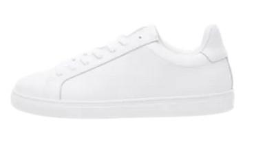 Selected Noos Leder Sneakers weiss