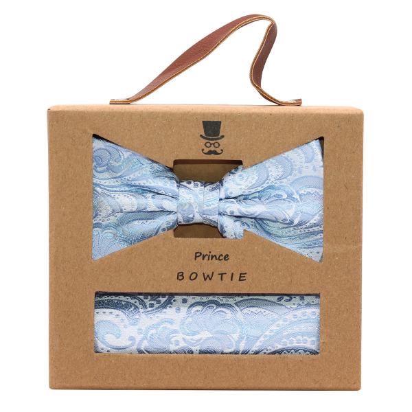 Prince Bowtie Fliege mit TuchPaisley  1