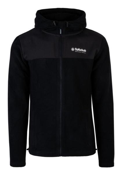 Spitzbub Fleecejacke schwarz