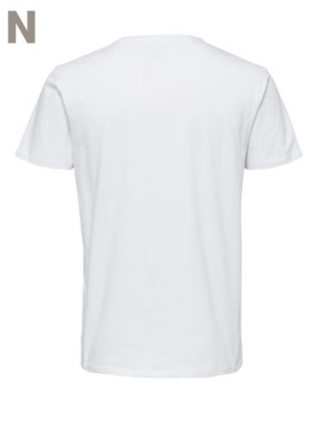 Selected Noos T-Shirt O-Neck weiß