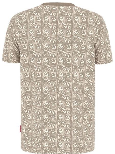 JOOP! Andris T-Shirt Muster beige/weiß