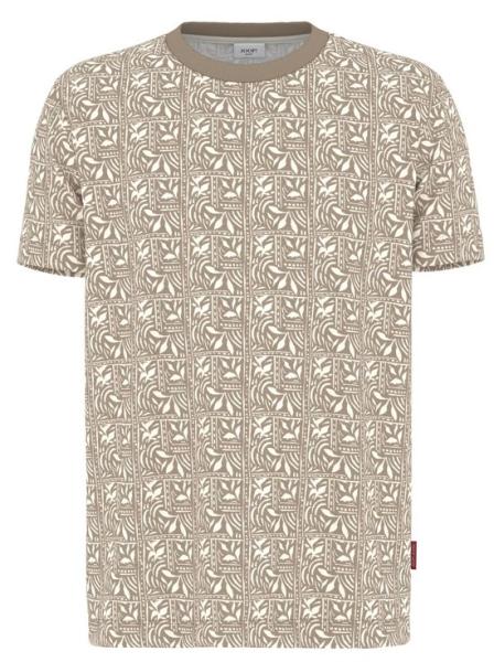 JOOP! Andris T-Shirt Muster beige/weiß