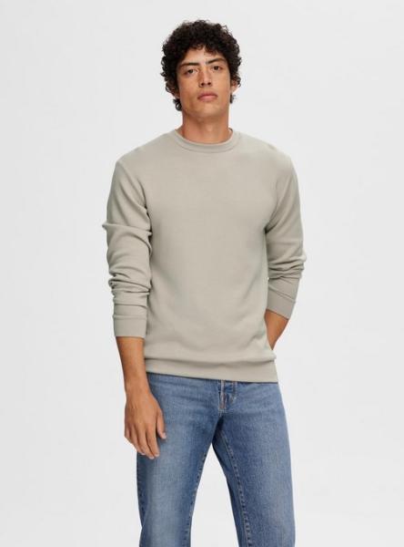 Selected Noos Soft Crew Neck beige