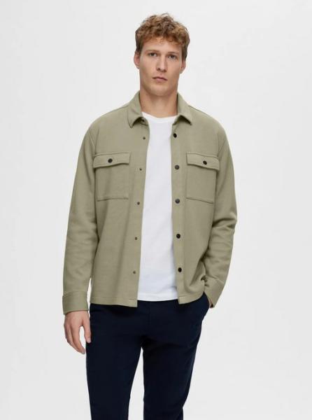 Selected Noos Sweat Jacket Vetiver