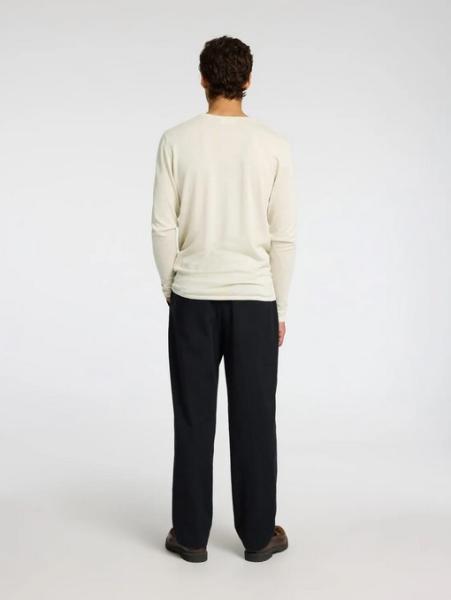 Selected Noos Knit Crew Neck oatmeal