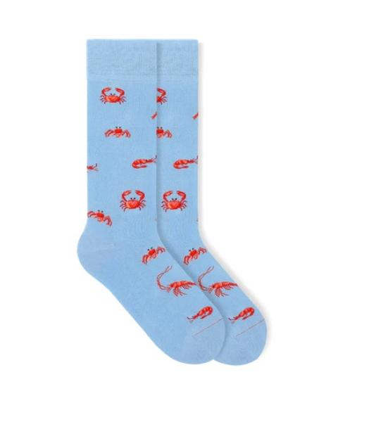 Jungfeld Socken Crab - french Blue