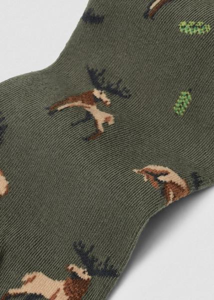 Jungfeld Socken Moose Uniorm Green