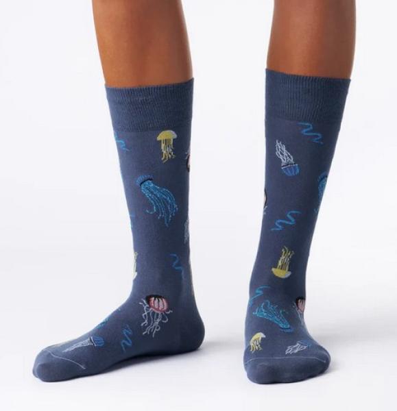 Jungfeld Socken Jelly Fish-sapphire blue