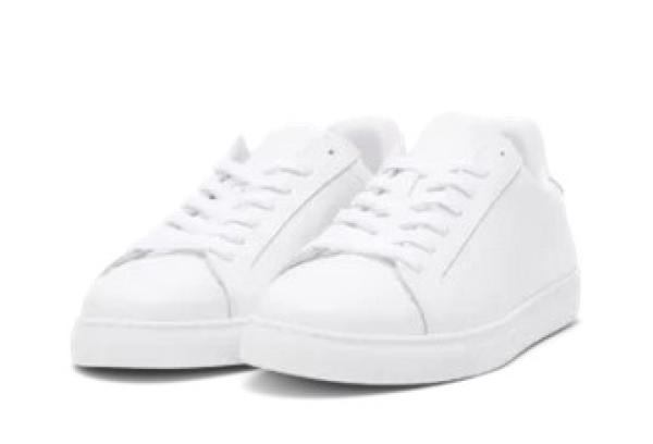 Selected Noos Leder Sneakers weiss